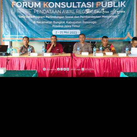FORUM KONSULTASI PUBLIK PENDATAAN AWAL REGSOSEK DESA PAGER